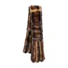 Simone Rocha Faux-fur Scarf In Multi