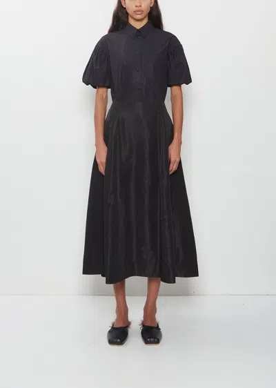 Simone Rocha Sculpt Ripple Skirt In Black