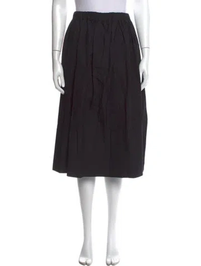 Pre-owned Simone Rocha Sequin Embellishments Midi Length Skirt In Black
