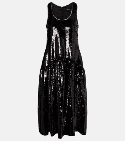 Simone Rocha Sequined Cocktail Dress In Black