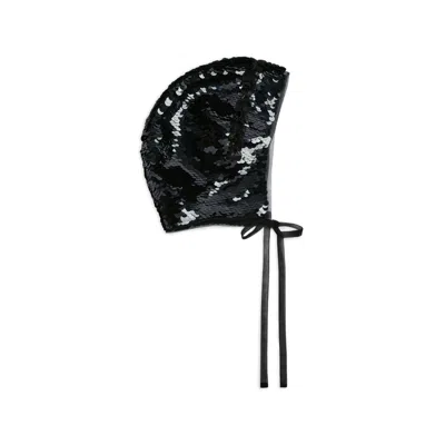 Simone Rocha Sequin-embellished Bonnet In Transparent