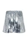 Simone Rocha Prince Charming Sequin Shorts In Metallic