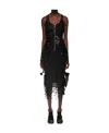 Simone Rocha Sequinned Zip-up Bodysuit In Black