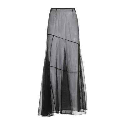 SIMONE ROCHA SIMONE ROCHA SHEER BIAS CUT SKIRT
