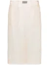 Simone Rocha Sheer Midi Skirt In Neutrals