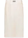 Simone Rocha Sheer Midi Skirt In Neutrals