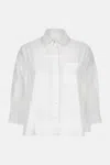 Simone Rocha Lapel Shirt In White