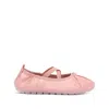 Simone Rocha Ballerina Grip Satin Ballet Flats In Multi