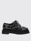 Simone Rocha Woman Lace-up Shoes Black Size 6 Leather In Black