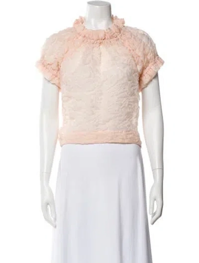 Pre-owned Simone Rocha Short Sleeve Top In Pink