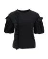Simone Rocha Short-sleeved T-shirt In Black
