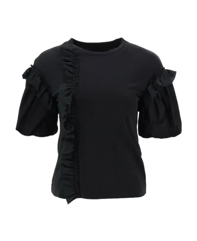 Simone Rocha Short-sleeved T-shirt In Black