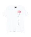 Simone Rocha Carnation-print Short-sleeve T-shirt In White