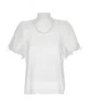 Simone Rocha Short-sleeved T-shirt In White