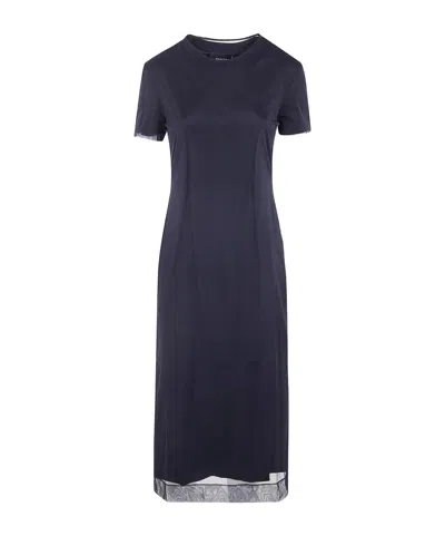 Simone Rocha Short-sleeved Dress In Blue