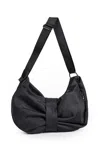 Simone Rocha Mens Sling Bow Shoulder Bag In Black