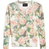 Simone Rocha Shrunken Floral Knit Jumper In Brown