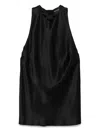 Simone Rocha Black Bow Halter Top