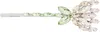 Simone Rocha Silver & Pink Carnation Hair Clip In Pink Multi