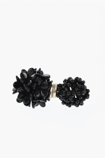 Simone Rocha Single Magnetic Earring With Floral Design