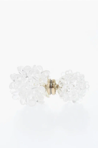 Simone Rocha Single Magnetic Earring With Floral Design