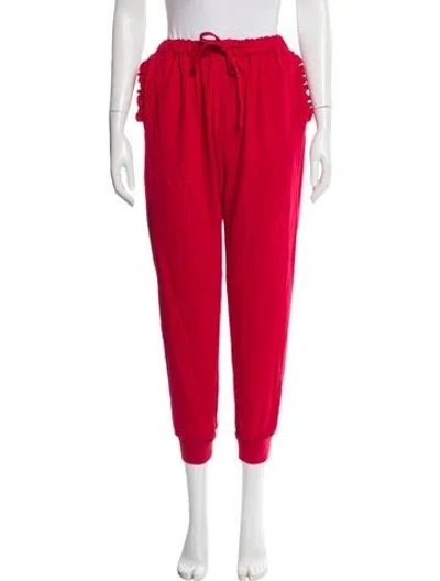 Pre-owned Simone Rocha Skinny Leg Pants In Red