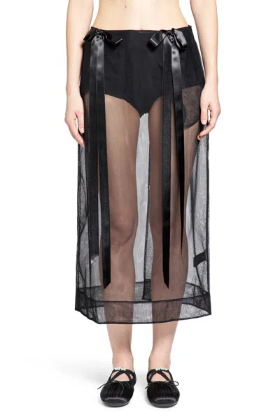 Simone Rocha Skirts In Black
