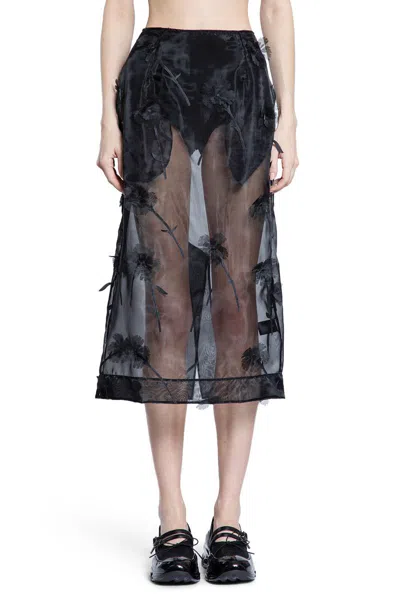 Simone Rocha Skirts In Black