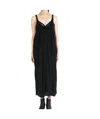Simone Rocha Lace-up Satin Dress In Black