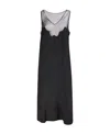 Simone Rocha Sleeveless Midi Dress In Black