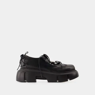 SIMONE ROCHA SNEAKERS GHILLIE BROGUE - SIMONE ROCHA - CUIR - NOIR