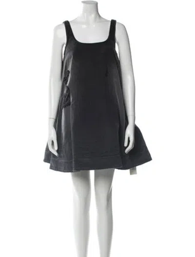 Pre-owned Simone Rocha Square Neckline Sleeveless Top In Black