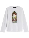 SIMONE ROCHA STAINED GLASS-GRAPHIC PRINT COTTON T-SHIRT