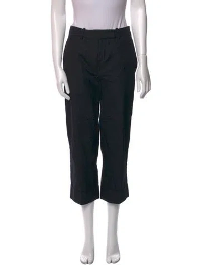 Pre-owned Simone Rocha Straight Leg Pants In Black