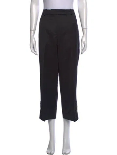 Pre-owned Simone Rocha Straight Leg Pants In Black