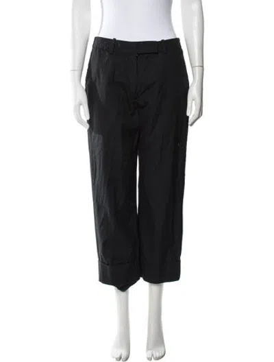 Pre-owned Simone Rocha Straight Leg Pants In Black