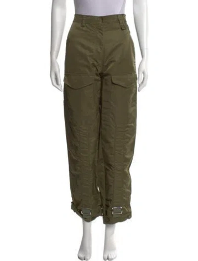 Pre-owned Simone Rocha Straight Leg Pants In Green