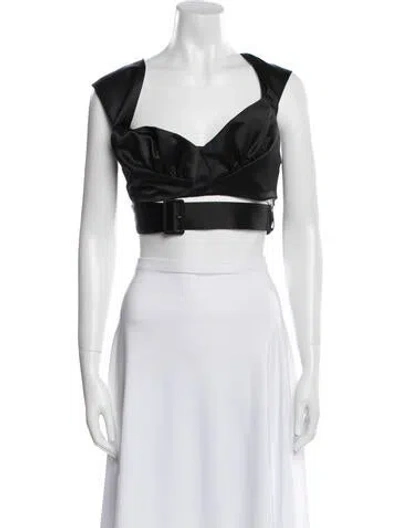 Pre-owned Simone Rocha Strapless Crop Top W/ Tags In Multi