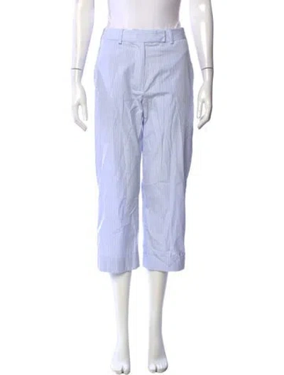 Pre-owned Simone Rocha Striped Wide Leg Pants In Blue