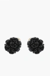 Simone Rocha Stud Earrings With Round Floral Effect Design
