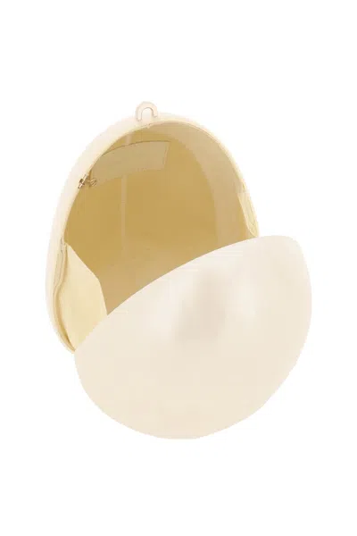 Simone Rocha Stylish White Egg Clutch For Women