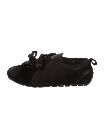 Pre-owned Simone Rocha Suede Sneakers In Black