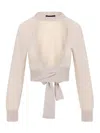 Simone Rocha Cut-out Window Sweater In Neutral