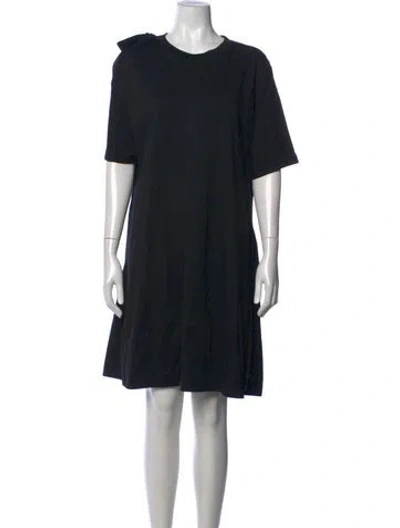 Pre-owned Simone Rocha Supima Cotton Knee-length Dress In Black