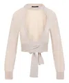 Simone Rocha Cut-out Window Sweater In Beige