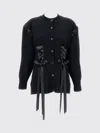 Simone Rocha Sculpted Ribbon Corset Cardigan In Multi