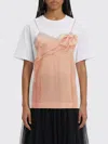 Simone Rocha Tシャツ  レディース カラー オレンジ In Pattern