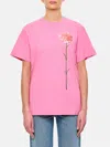 Simone Rocha Light Pink Carnation-print T-shirt In Pink