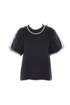 Simone Rocha T-shirts And Polos In Black