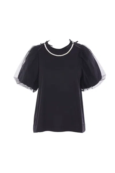 Simone Rocha T-shirts And Polos In Black